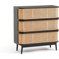 Laora Cane Chest of 3 Drawers